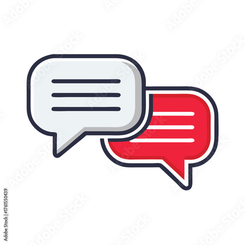 Chat and Communication Speech Bubbles Icon