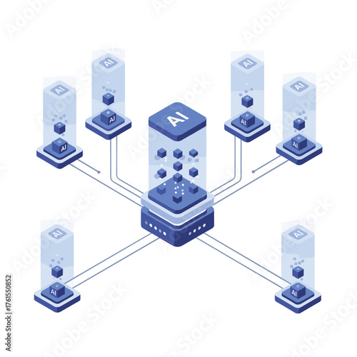 Decentralized artificial intelligence systems and their computational infrastructure.