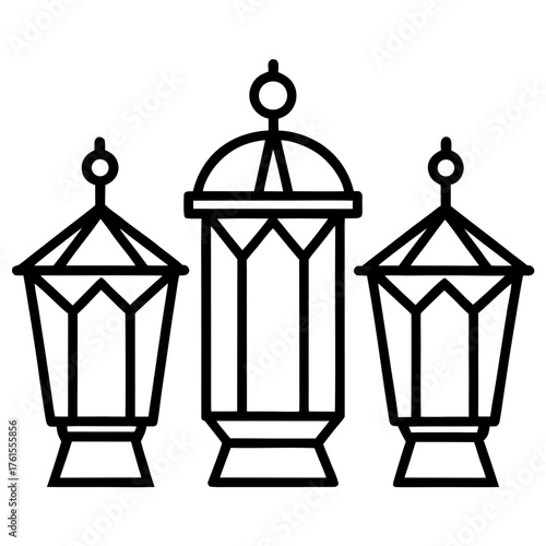 black silhouette of a cage