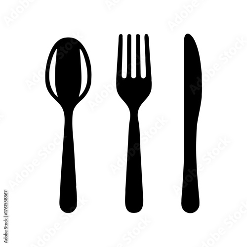 fork spoon knife