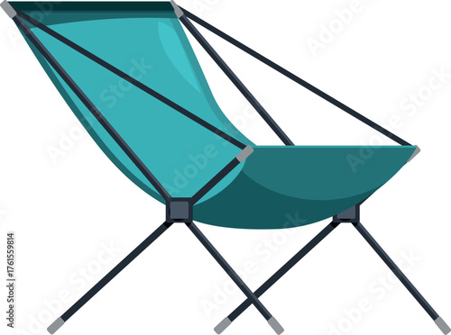 Comfortable folding camping chair ideal for outdoor adventures, providing relaxation and portability for nature enthusiasts