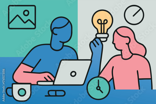 Different kind of vector icon