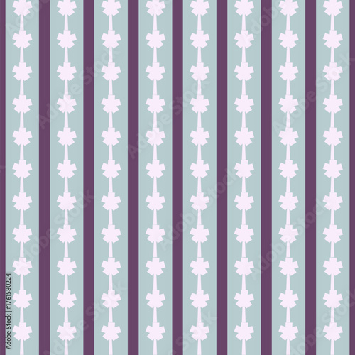 vector seamless pattern with flowers