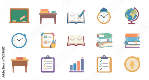 vector set of BUSSINES office icons