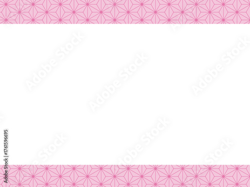 カラフル、和風、和柄、年賀状素材