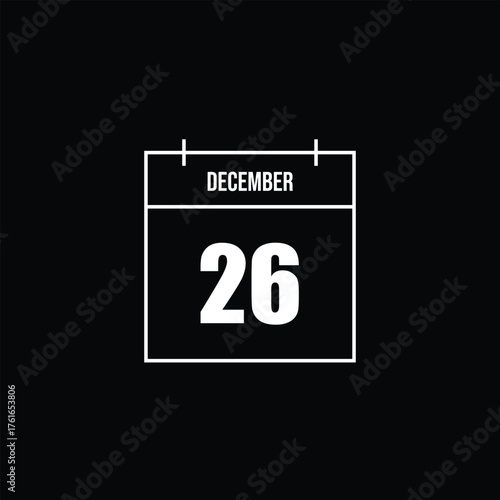 December 26 Calendar