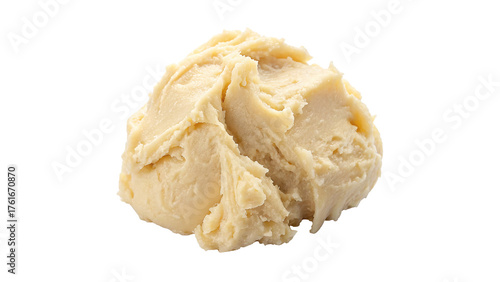Photography shea butter isolated on transparent background