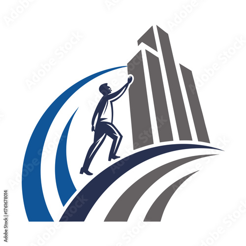 business man running