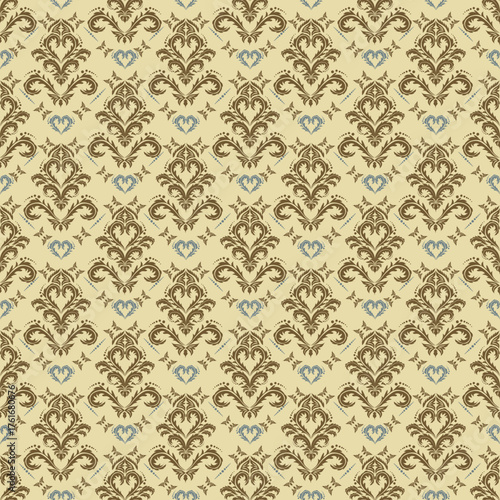 seamless damask pattern