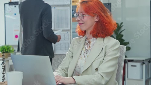 Diverse fintech innovators and multiethnic professionals collaborate in an agile hackathon workshop, integrating AI-powered analytics and adaptive business models to drive exponential growth, digital 