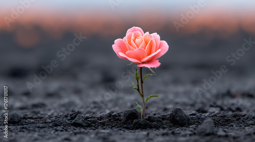 Rose in Asphalt
