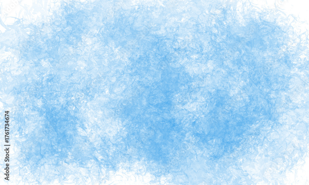 Fototapeta premium Abstract light blue watercolor background isolated on transparent background
