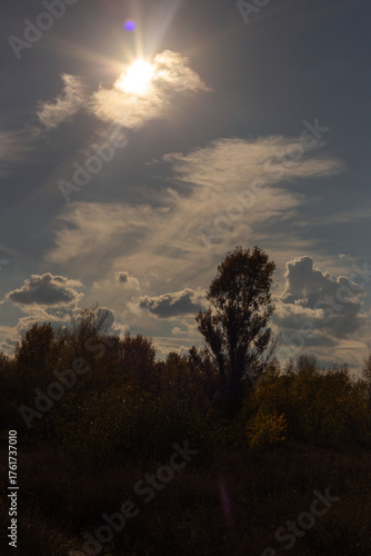 sun and clouds
