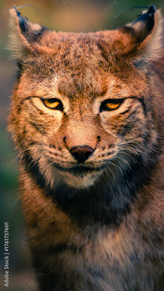 Obraz premium Nahaufnahme Luchs