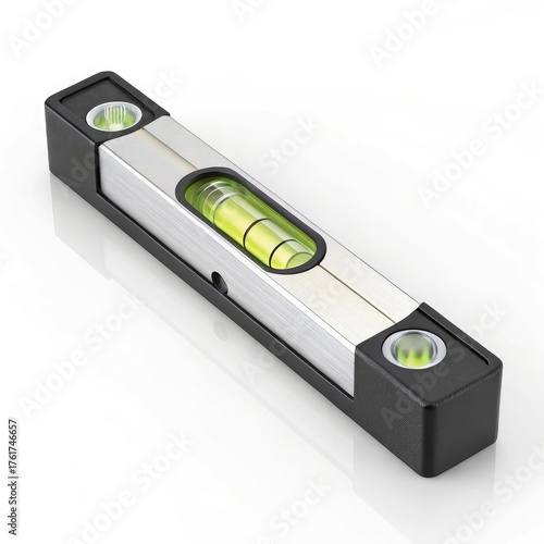 bubble level isolated on white