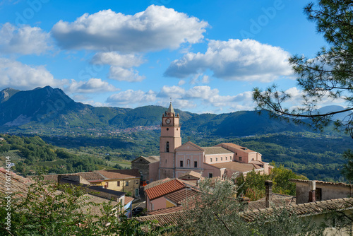 Wallpaper Mural View of the landscape around Montefalcione, a small village in Campania, Italy. Torontodigital.ca