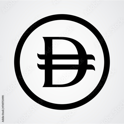 UAE Dirham Currency icon. Currency Exchange, Financial, Banking symbol