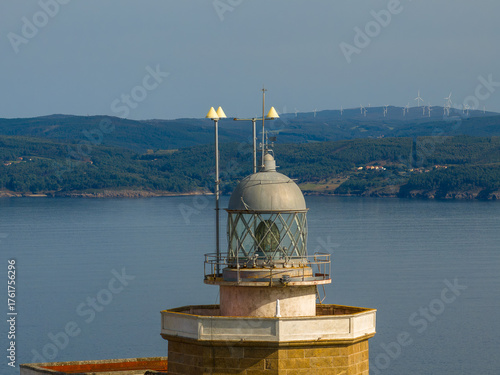 Faro de Fisterra en el Cabo Finisterre, A Coruña, Galicia