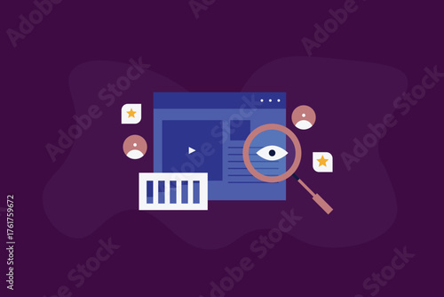Business conducting competitive marketing to research and analyze competitors’ strategies, brand dominance, search engine rankings, and content approaches.