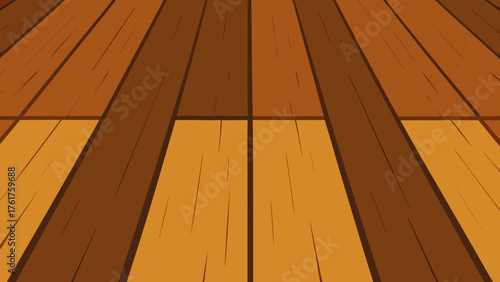 Aged Barn Wood Flooring Pattern Illustration