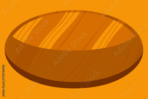 Shiny Polished Beech Surface Illustration