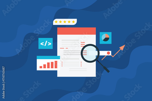Analyzing website ranking across multiple keywords, assessing competition and traffic, and optimizing code using SEO tools