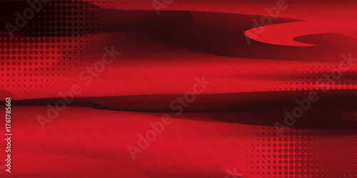red and black halftone background. vector illustration