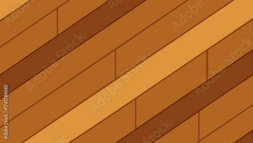 Smooth Walnut Flooring Pattern Illustration