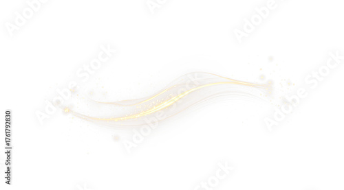 Png Gold Sparkle Swirl Overlay PNG on transparent background