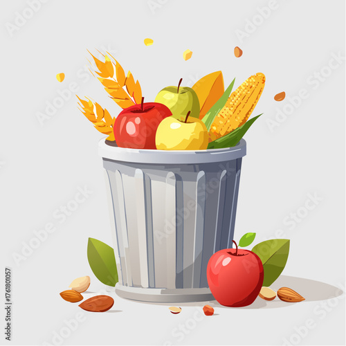 Illustration festive et naturelle