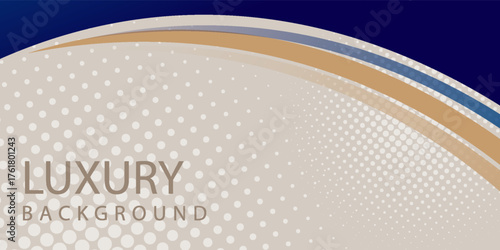 Abstract elegant blue luxury background with gold line. Modern futuristic background . Can be design for landing page, book covers, brochures, flyers, magazines,