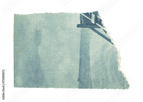 Obraz na płótnie Vintage torn piece of aged newspaper texture