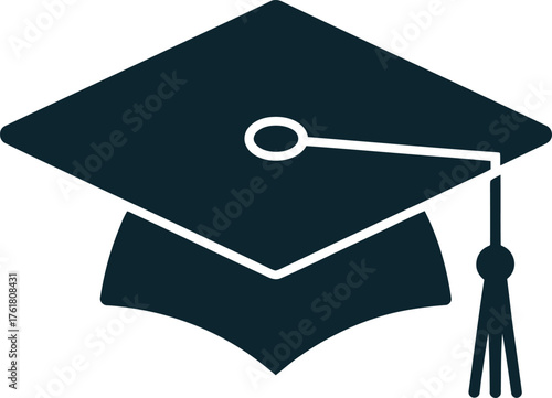 Graduation Hat Vector Academic Cap Design Education Learning Graduation Celebration Clip Art