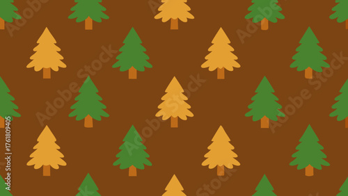 Seamless Pine Wooden Surface Illustration