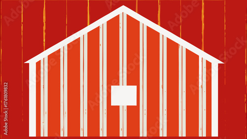 Weathered Barn Wall Pattern Illustration