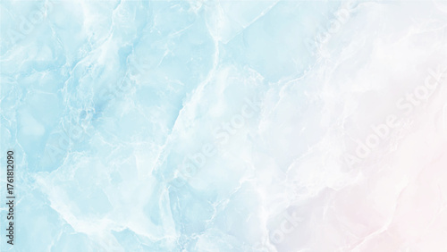 A faux marble background with abstract design featuring blue ink veins and black veins on a white textured surface