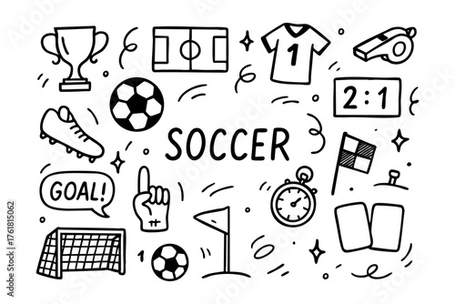 Soccer background – football sport ball abstract vector design