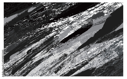 幻想的な黒いテクスチャ背景素材　手書き　墨　しぶき　和風　素材　抽象的　