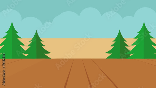 natural pine flooring background illustration