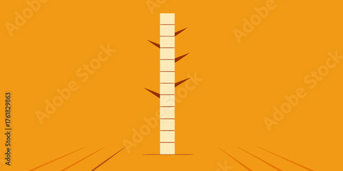 Smooth Birch Flooring Design Illustration