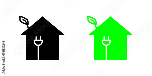 line icons of energy efficiency and saving. Outline symbol collection. Editable vector stroke. 256x256 Pixel Perfect scalable	