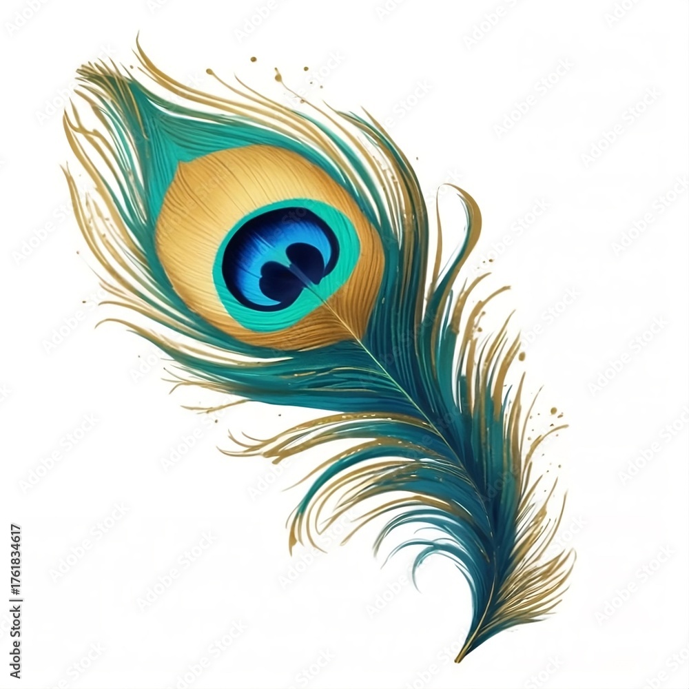 Obraz premium Elegance in Gold and White