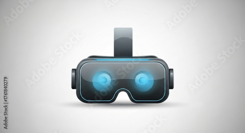 Virtual reality headset modern vr glasses for gaming, education, entertainment and simulation experience