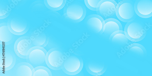 Abstract light blue geometric background with circles design.  Perfect for Business background hitech technology digital design illustration web template background backdrop desktop wallpaper bubbles.