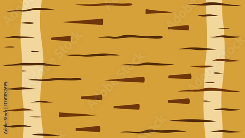 Birch Bark Surface Pattern Illustration