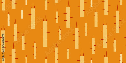 Birch Wood Seamless Texture Background Illustration