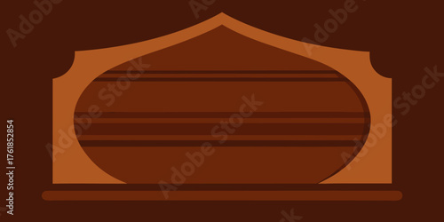dark oak furniture surface texture illustration