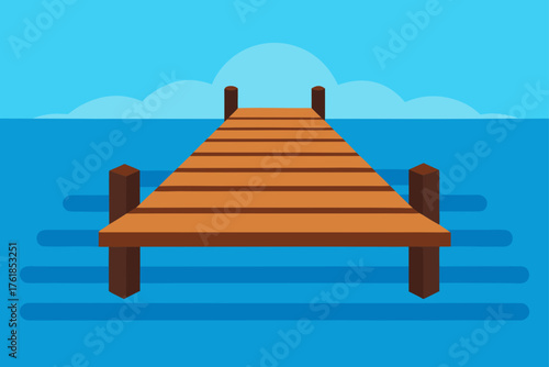old dock pier wood plank background design