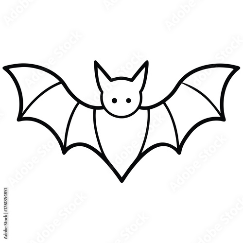 bat silhouette vector art