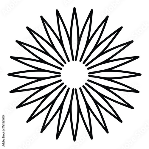 sea urchin silhouette vector art